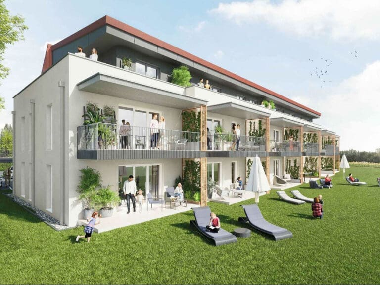 15 Wohnungen von 46 – 76 m²