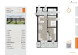 Grundriss - 3-Zimmer-Wohnung | ca. 70 m² | Balkon | Neubau